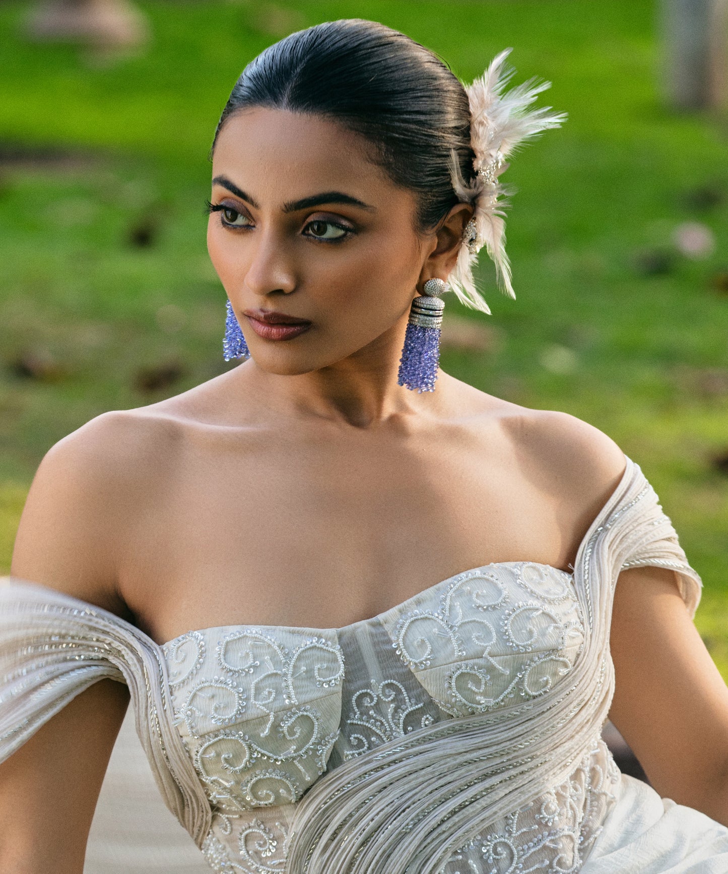 Ivory Feather Cascade